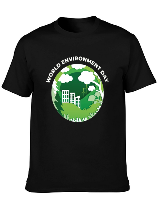 World Environment Day Black T-Shirt