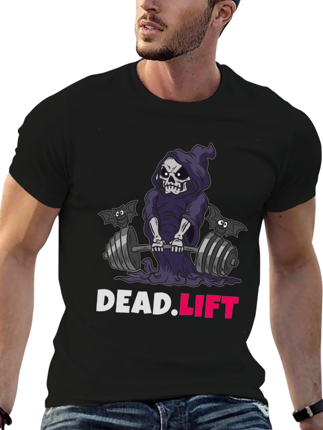 Dead Lift T-Shirt - Grim Reaper Gym Tee