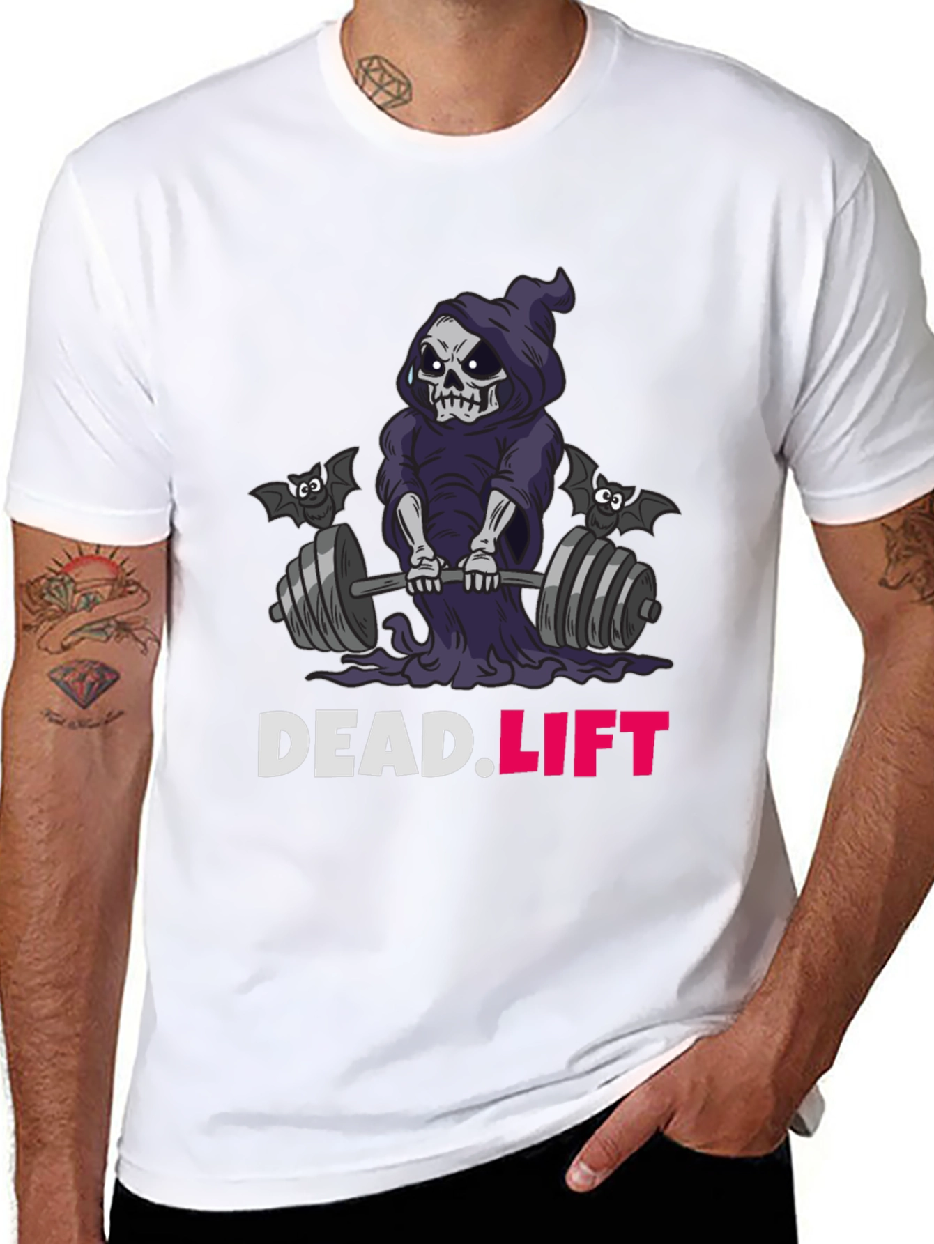 Dead Lift T-Shirt - Grim Reaper Gym Tee