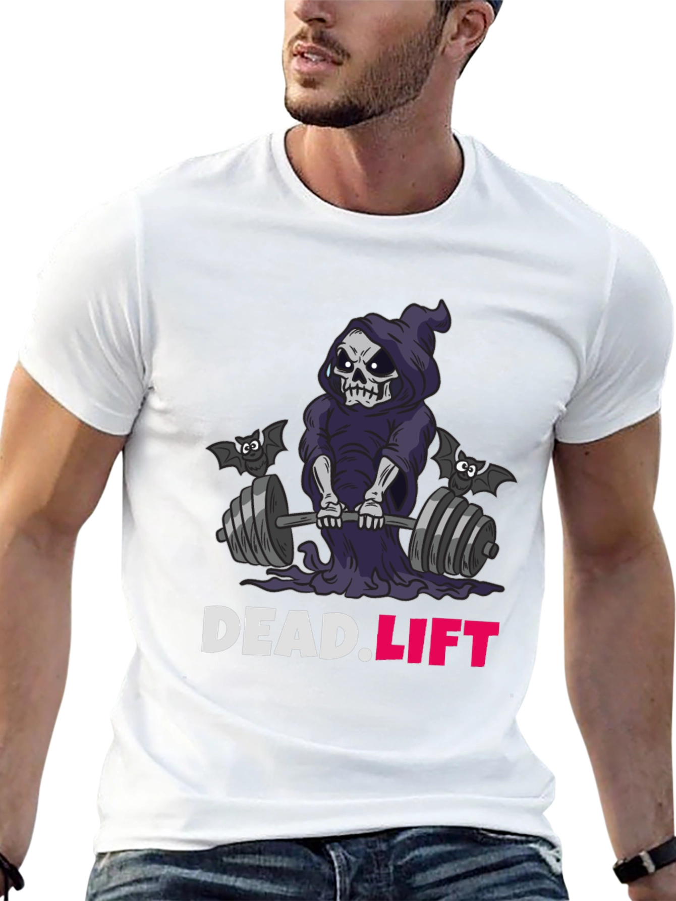 Dead Lift T-Shirt - Grim Reaper Gym Tee