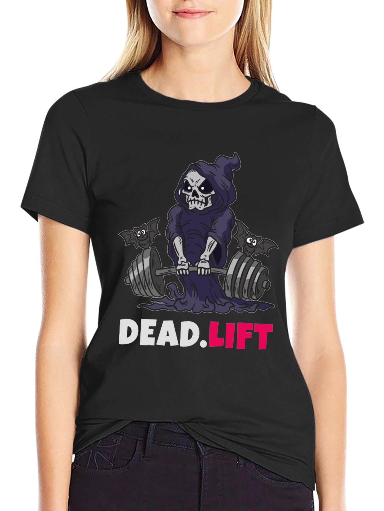 Dead Lift T-Shirt - Grim Reaper Gym Tee