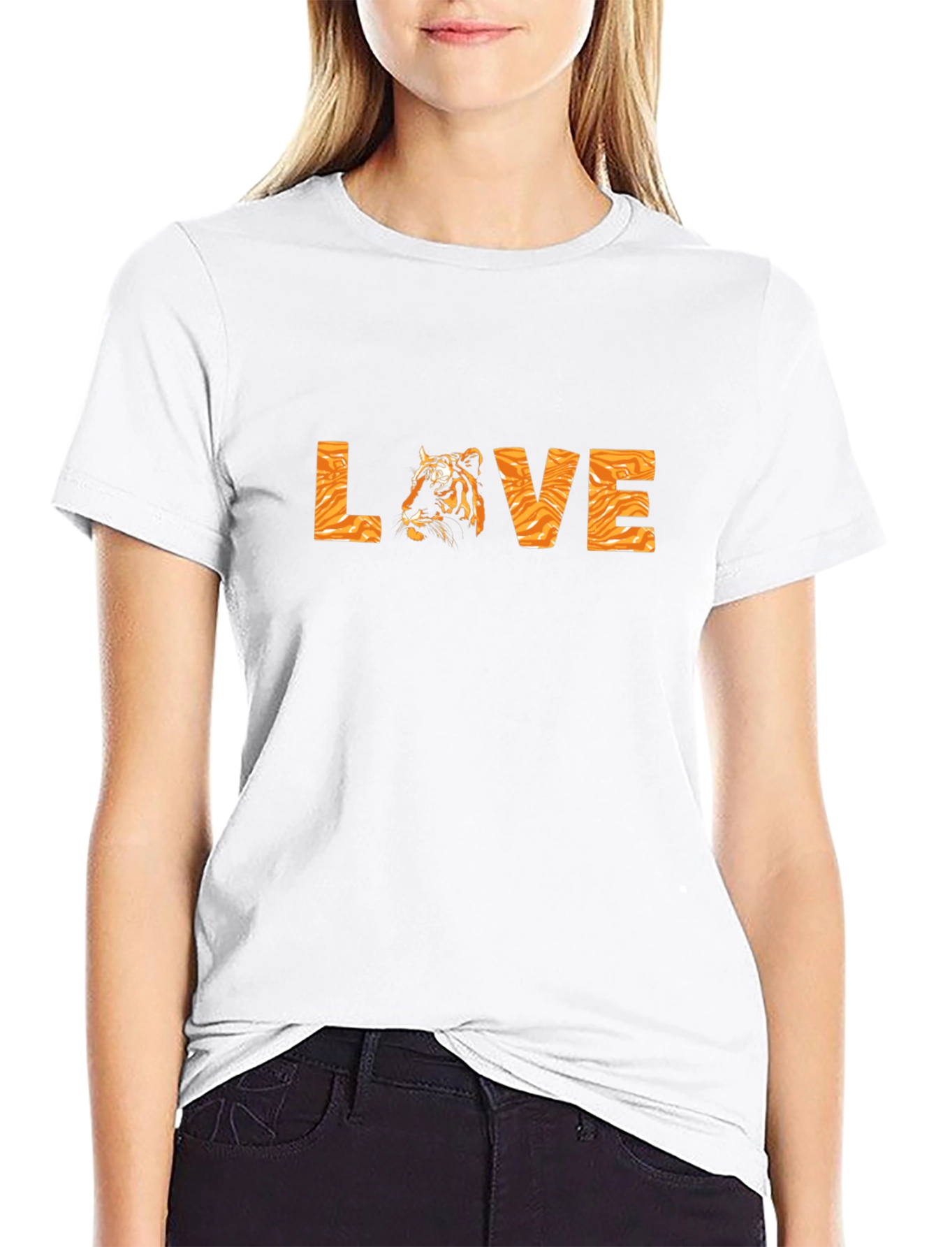 Tiger Love Black T-Shirt