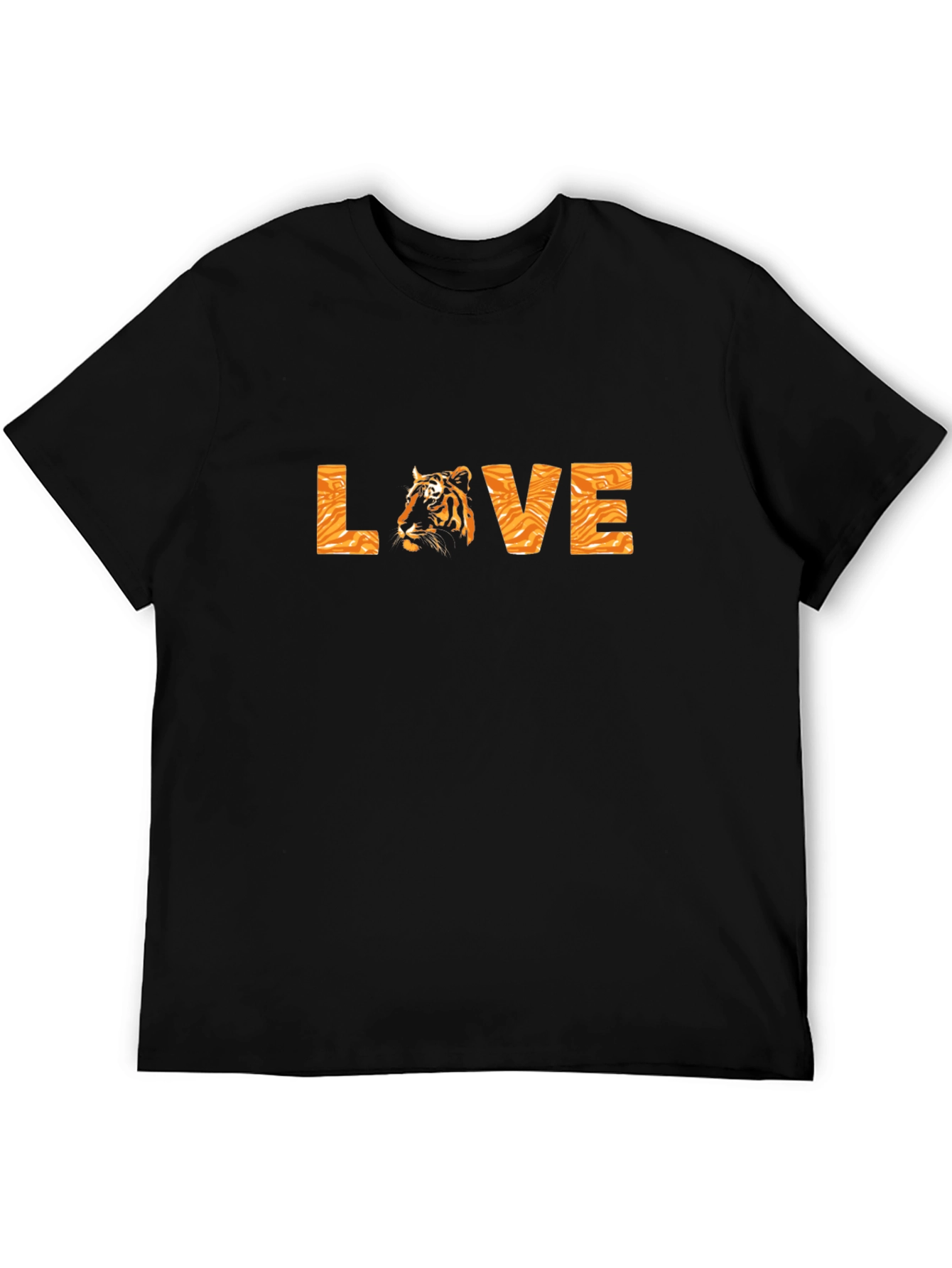 Tiger Love Black T-Shirt