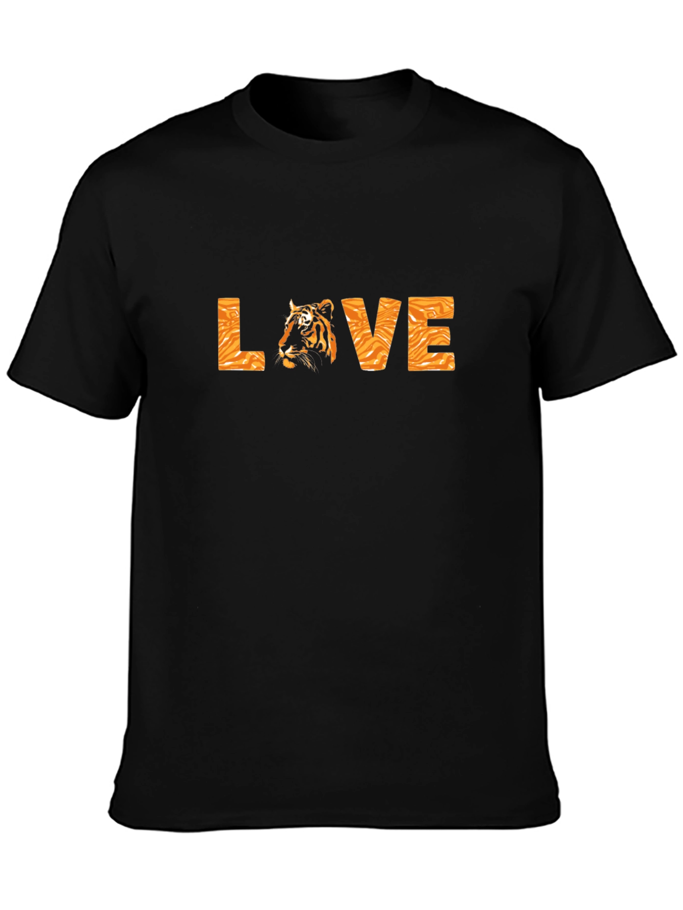 Tiger Love Black T-Shirt
