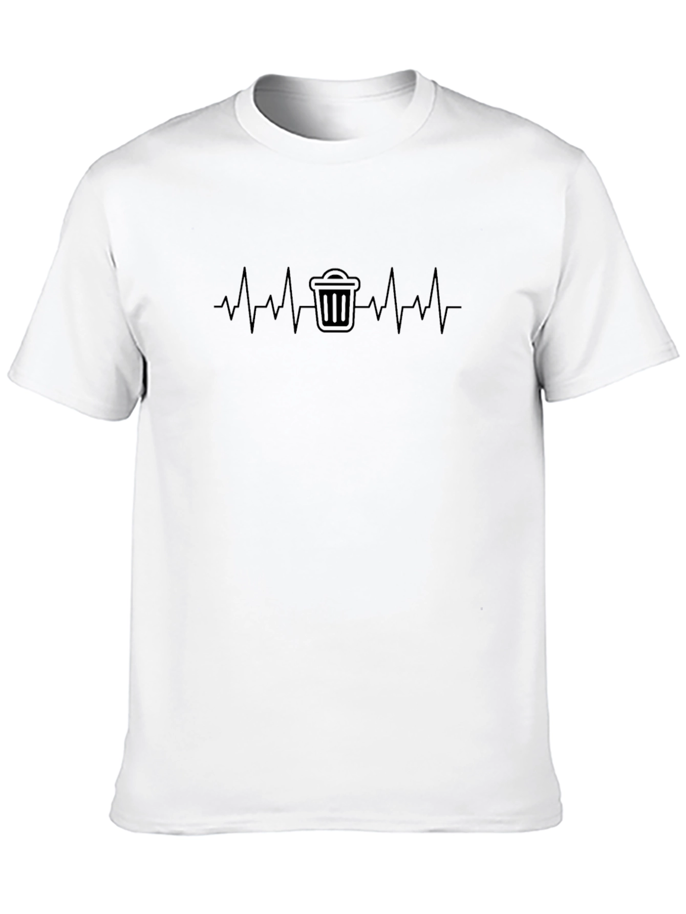 Trash Heartbeat T-Shirt - Dark Humor Graphic Tee