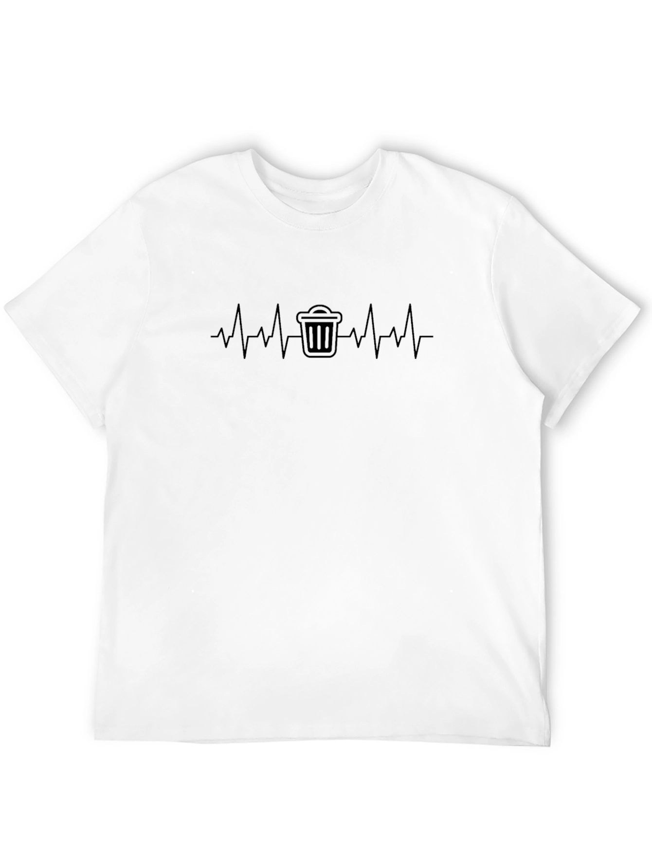 Trash Heartbeat T-Shirt - Dark Humor Graphic Tee
