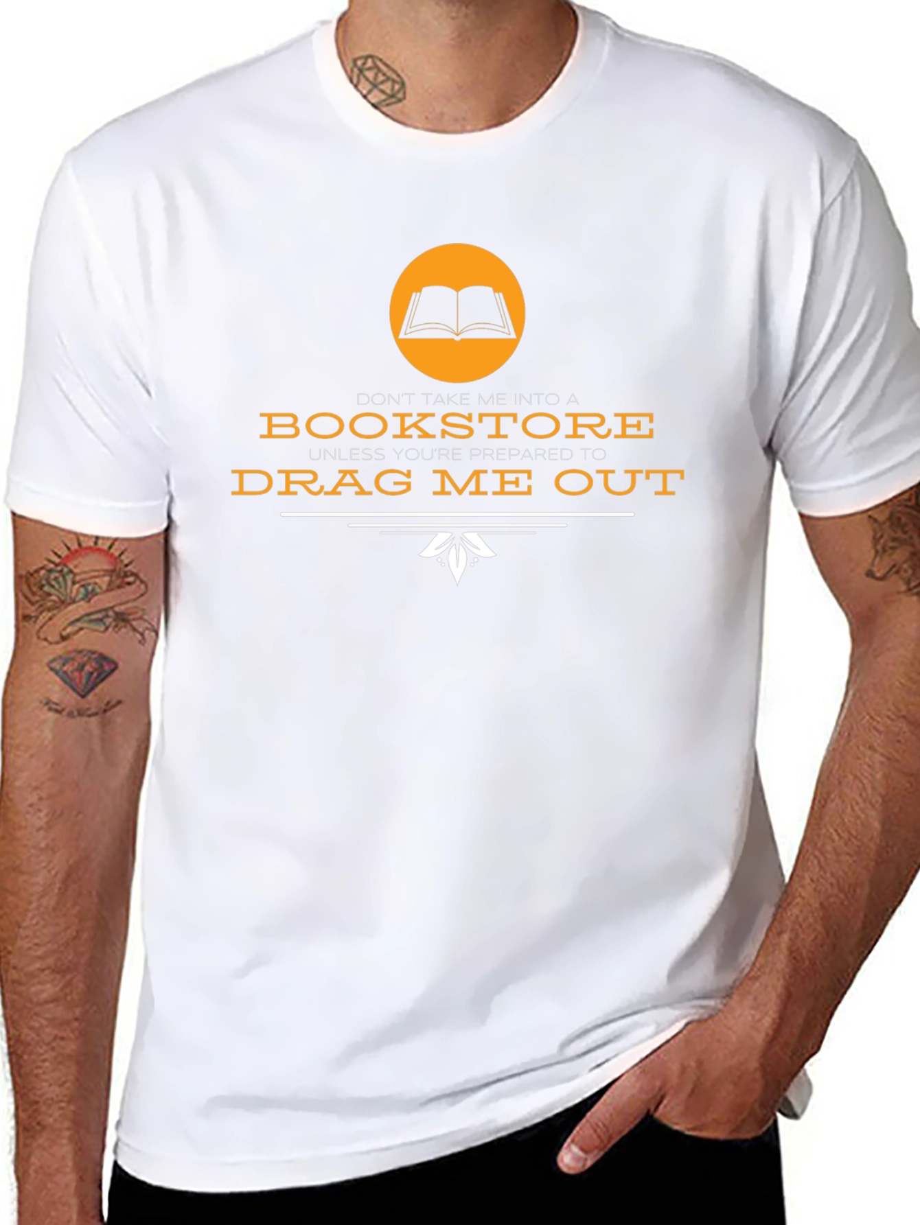 Bookstore Addict T-Shirt - Drag Me Out