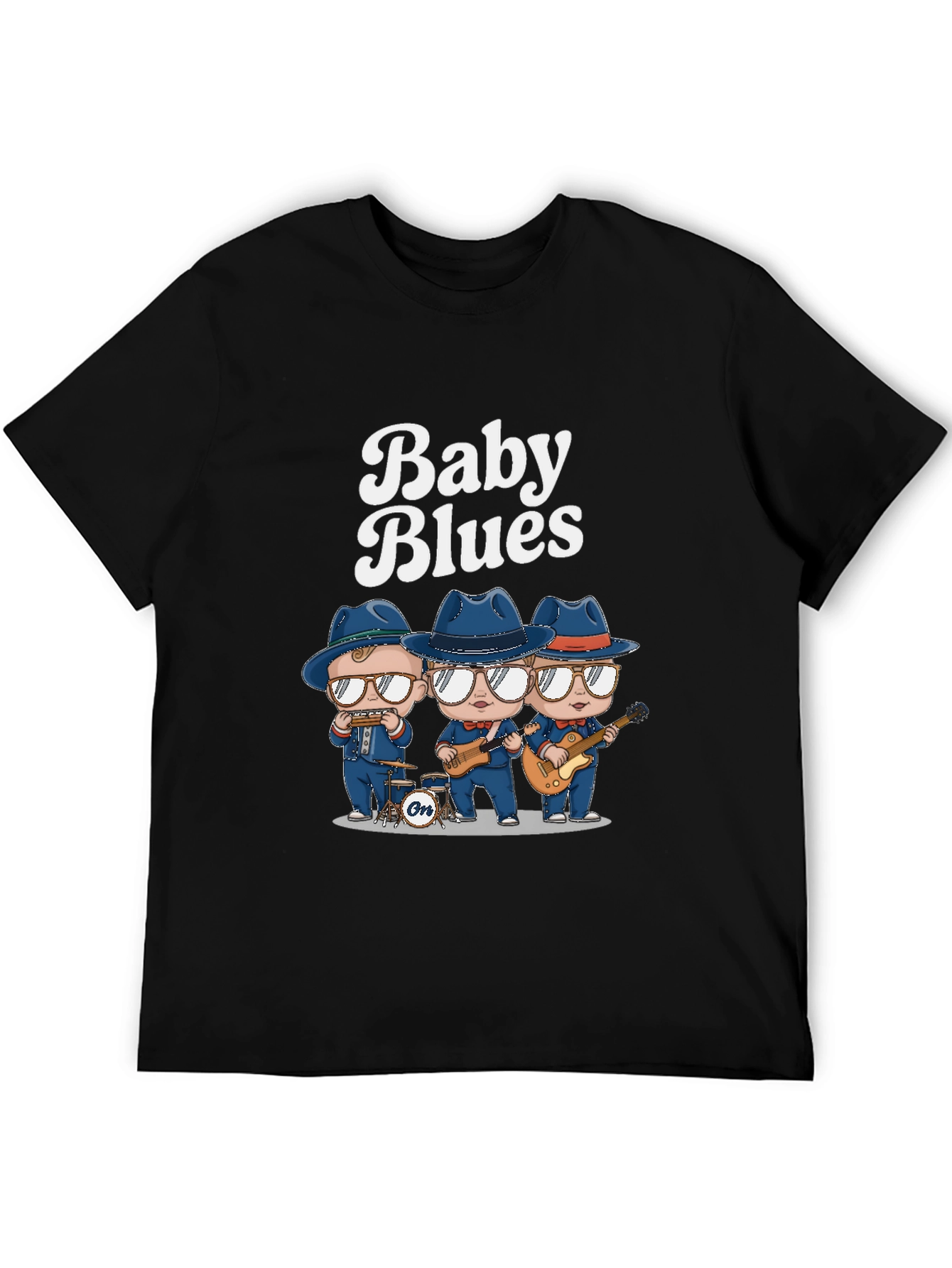 Baby Blues Band Tee - Cool Black T-Shirt