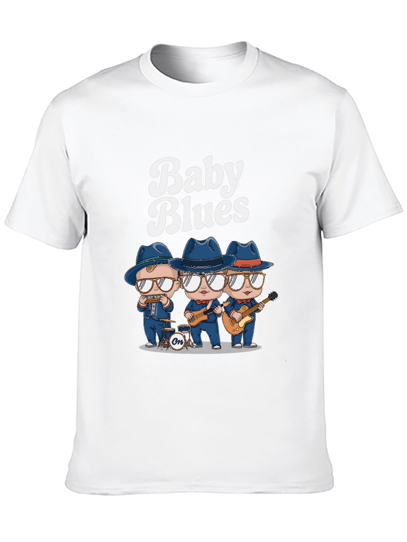 Baby Blues Band Tee - Cool Black T-Shirt