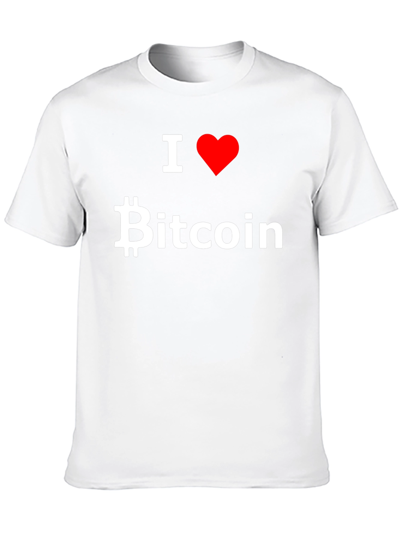 I Love Bitcoin Graphic Tee - Black