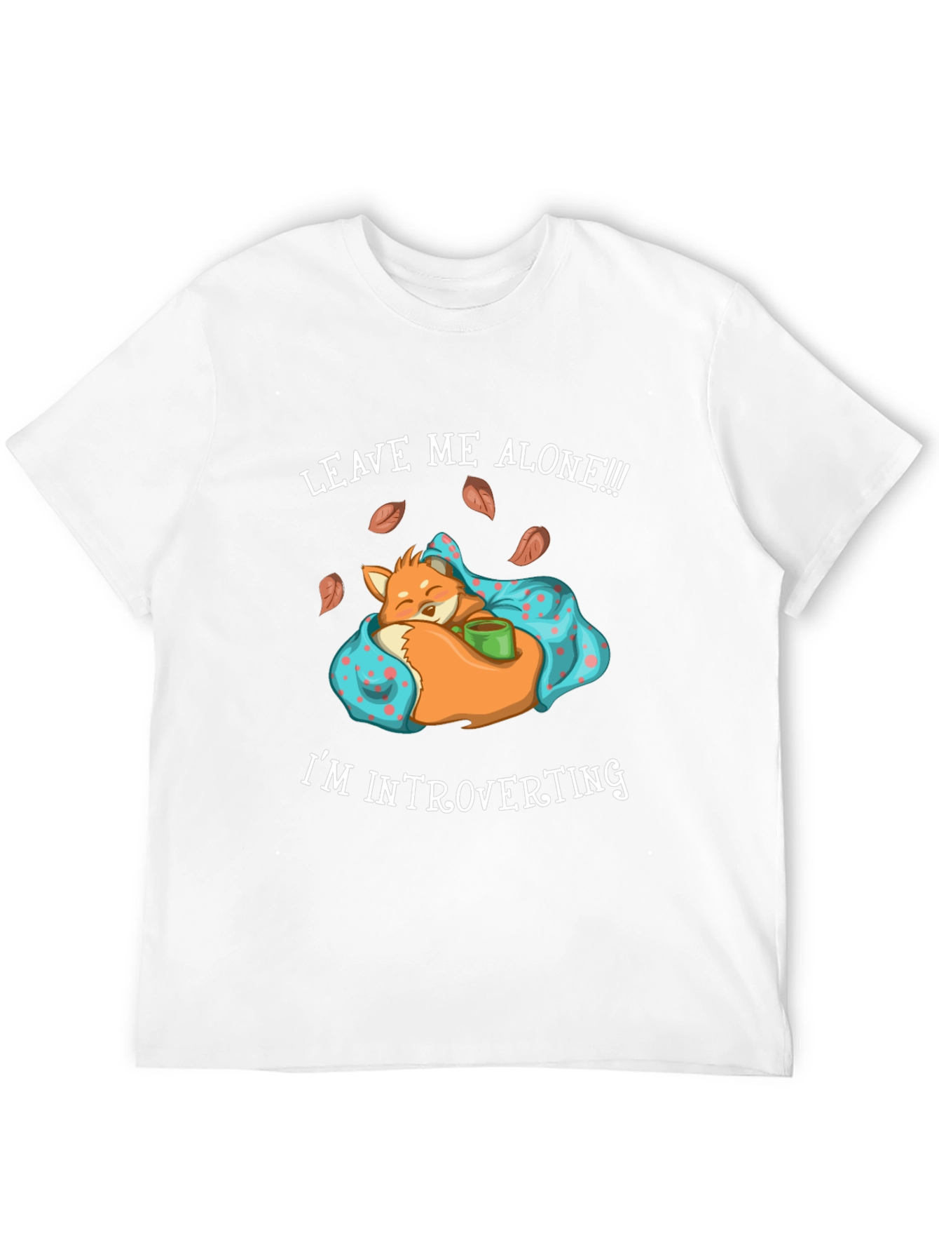 Introverting Fox Graphic Tee - Leave Me Alone!