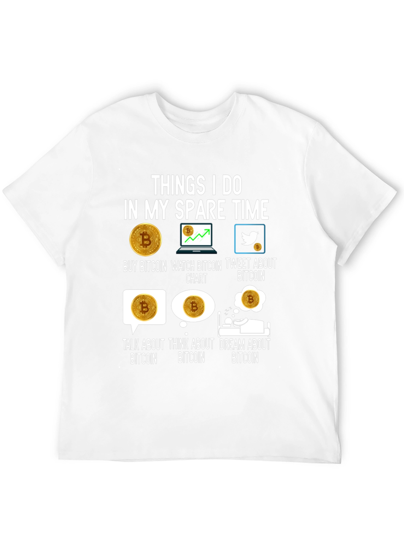 Bitcoin Lover T-Shirt - Crypto Spare Time Activities Tee