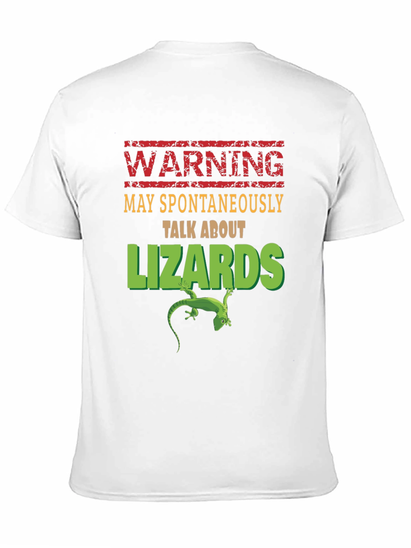 Warning: May Spontaneously Talk About Lizards T-Shirt