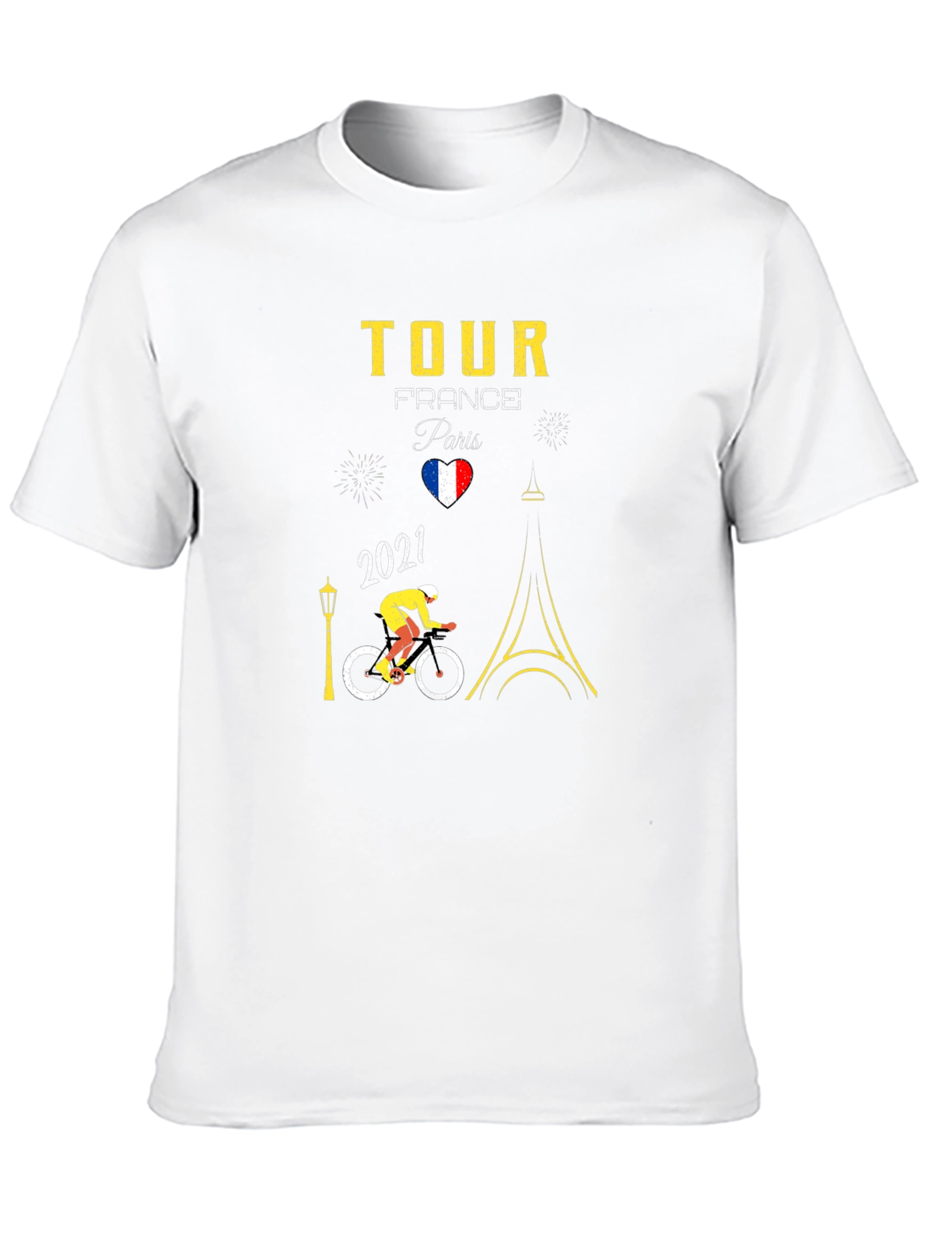Tour de France Paris 2021 Black T-Shirt