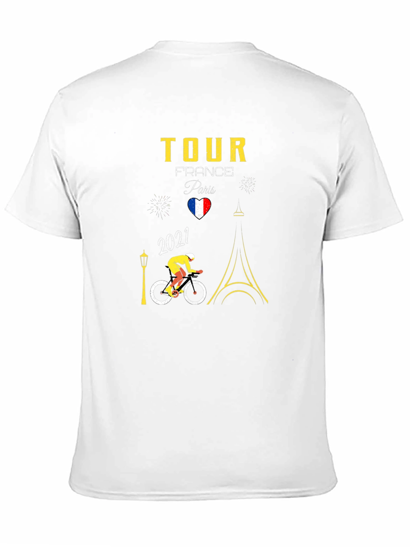 Tour de France Paris 2021 Black T-Shirt