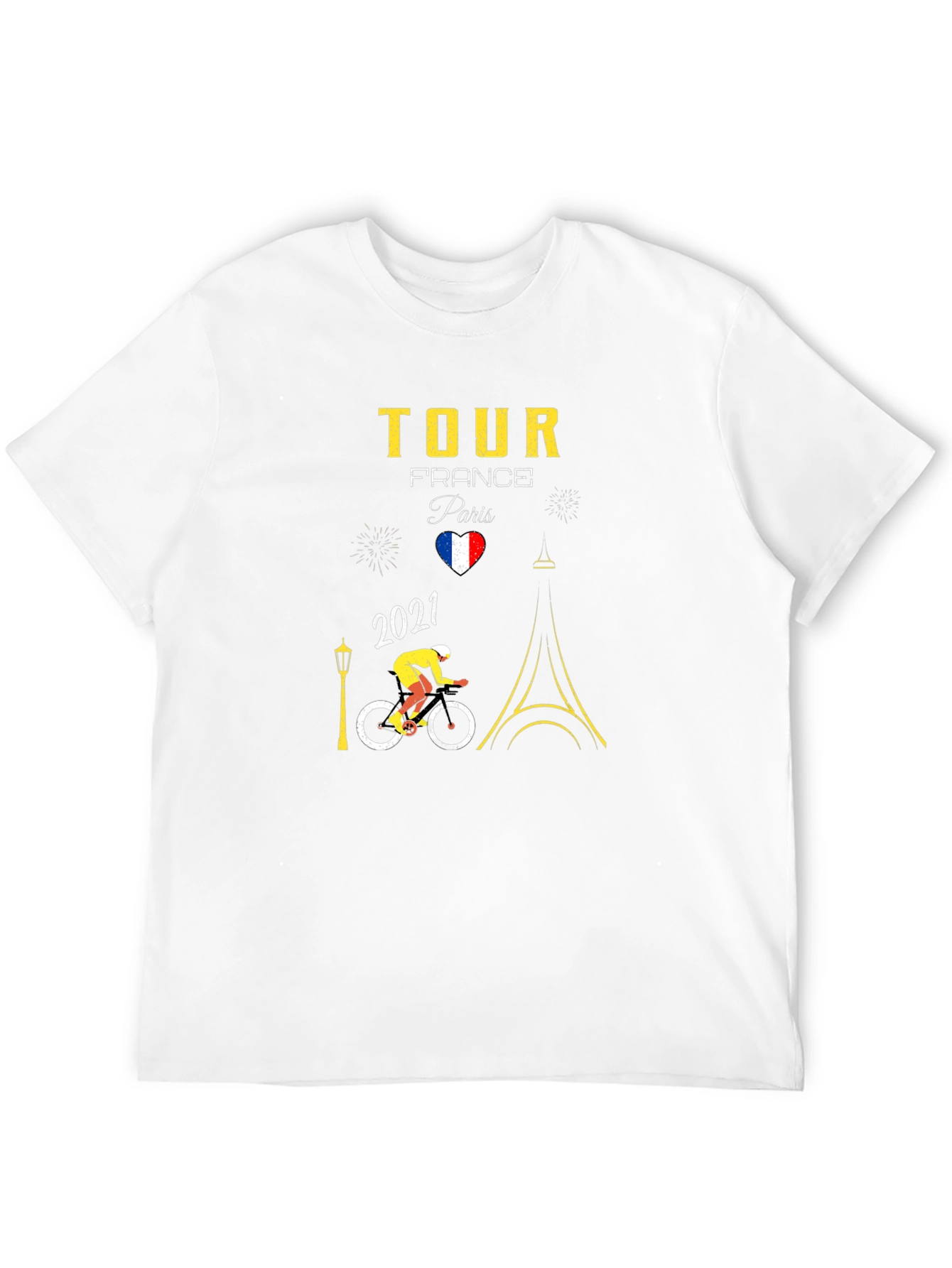 Tour de France Paris 2021 Black T-Shirt