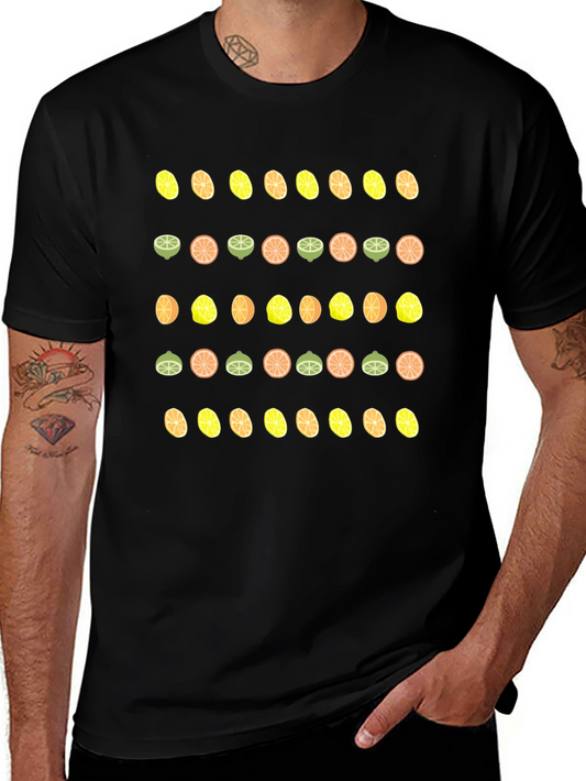Citrus Pattern T-Shirt