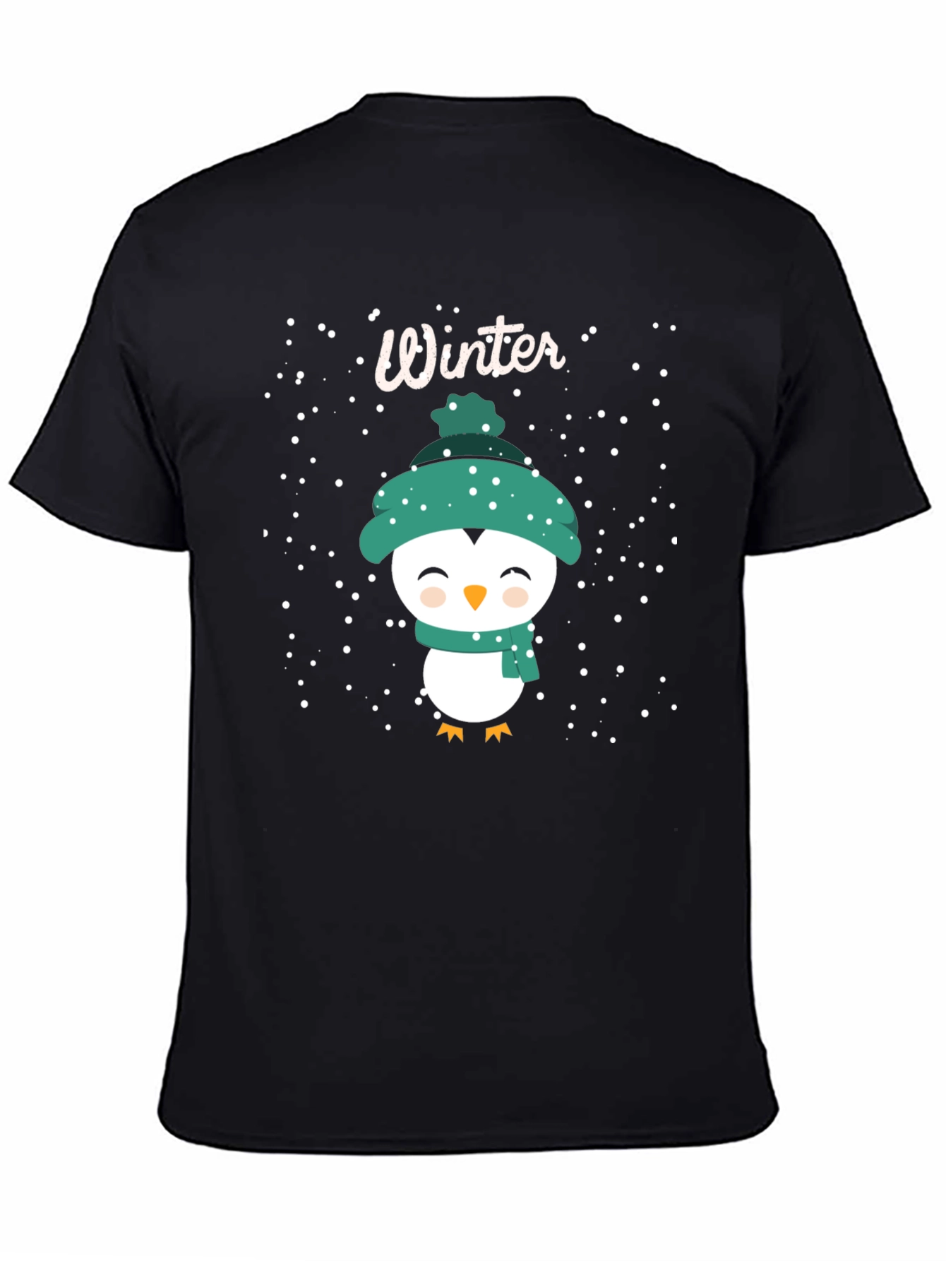 Winter Penguin T-Shirt - Festive Holiday Tee