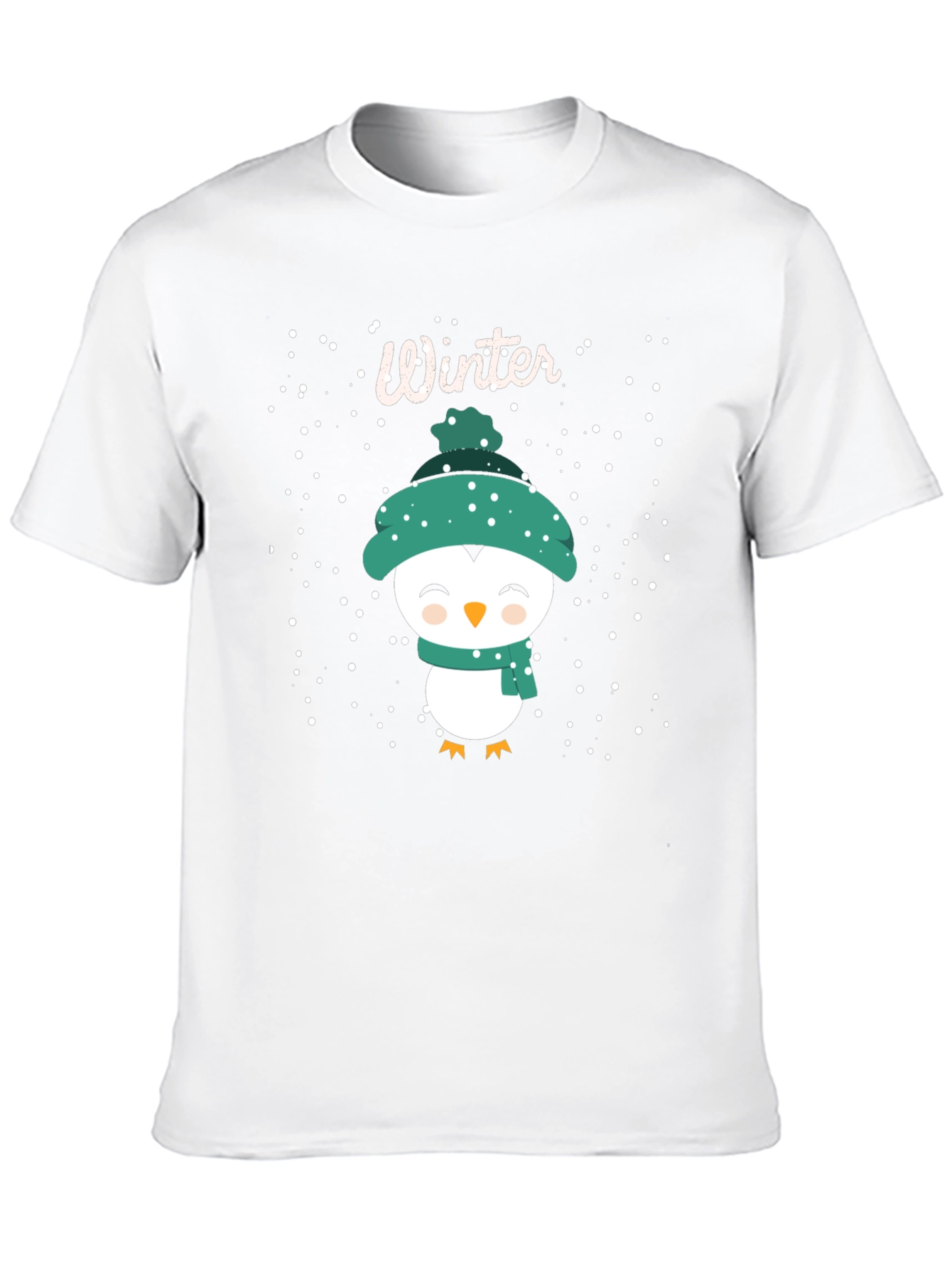 Winter Penguin T-Shirt - Festive Holiday Tee