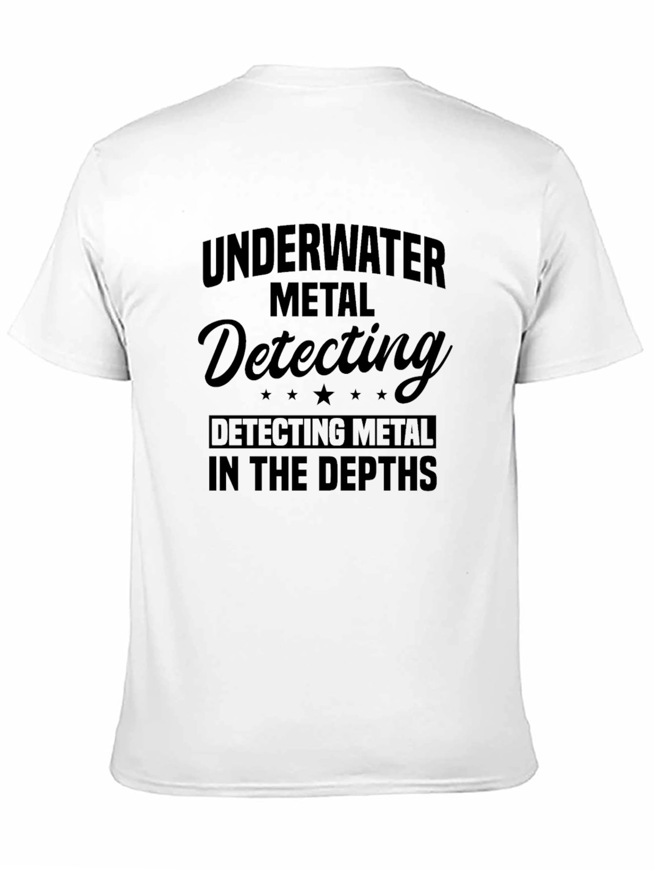 Underwater Metal Detecting Black T-Shirt