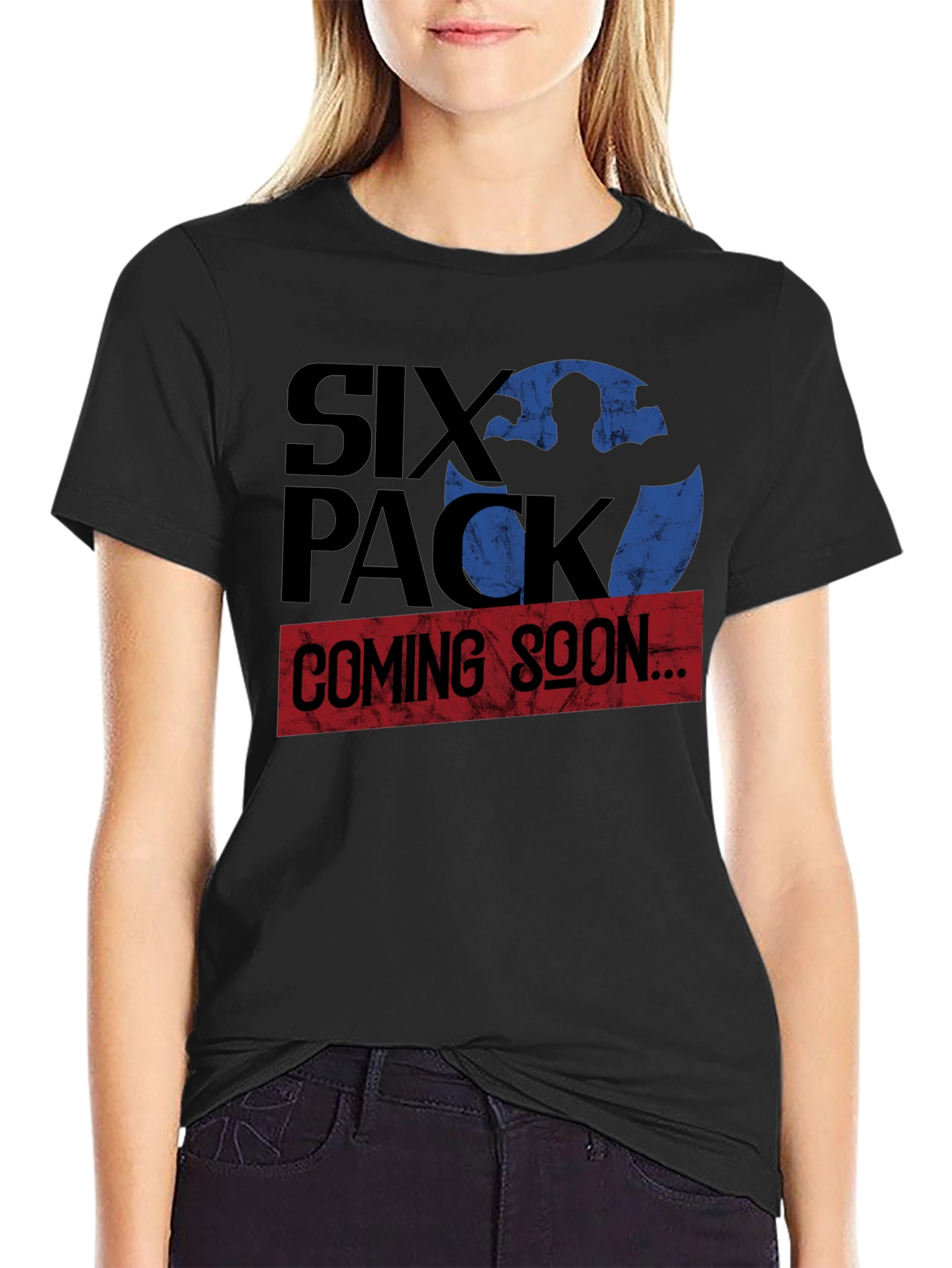 Six Pack Coming Soon Graphic Tee Shirt