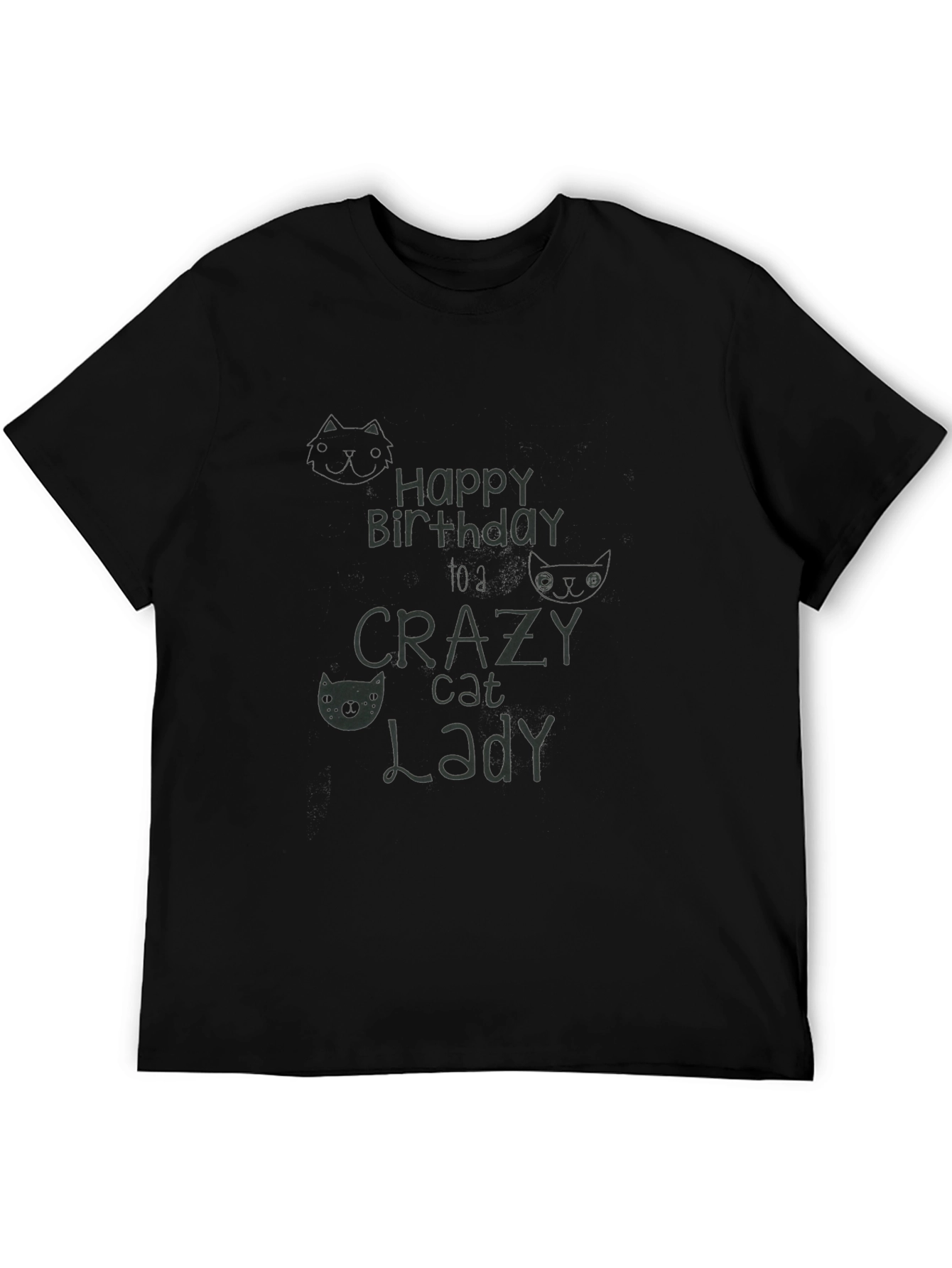 Crazy Cat Lady Birthday T-Shirt