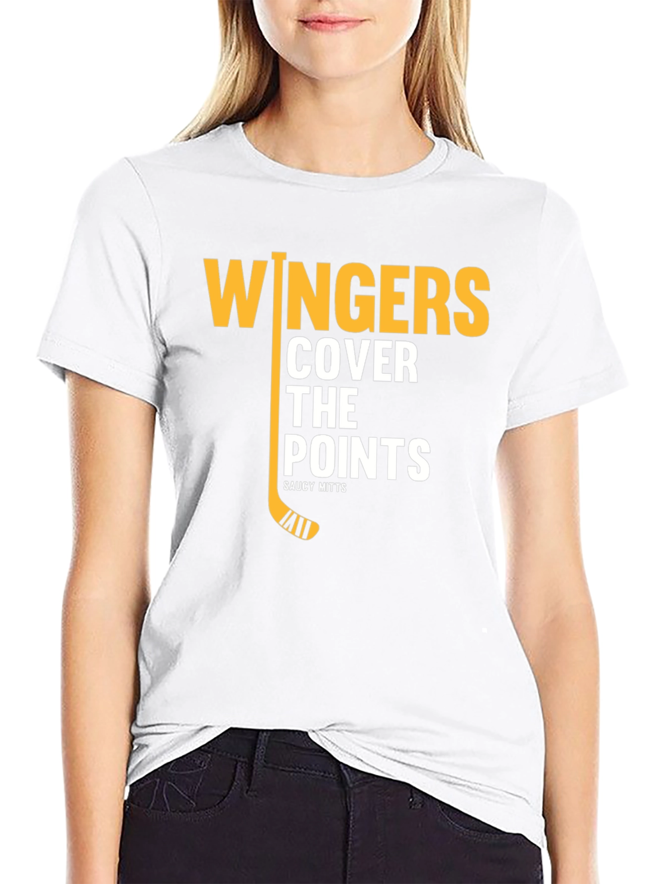 Wingers Cover The Points Black T-Shirt