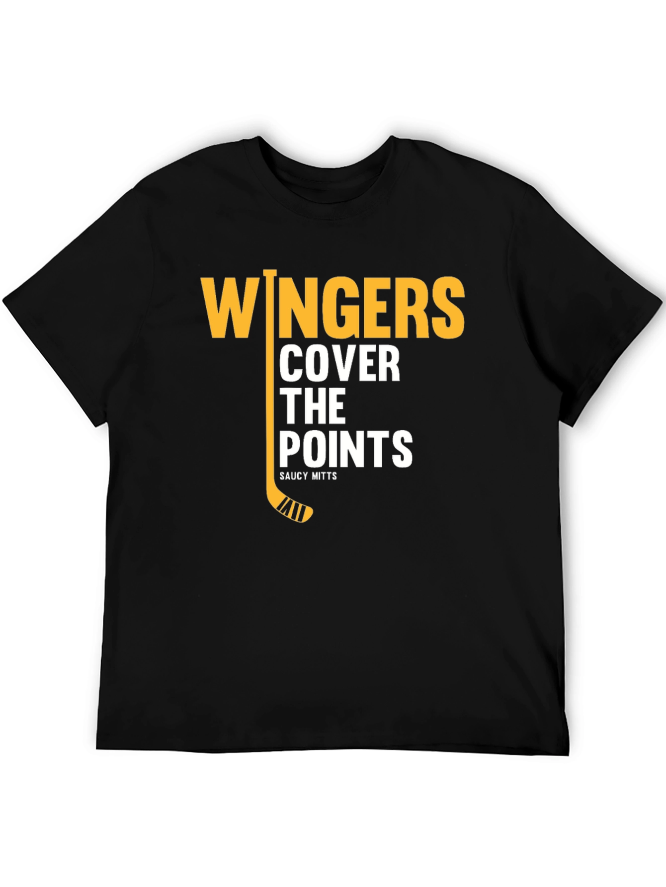 Wingers Cover The Points Black T-Shirt