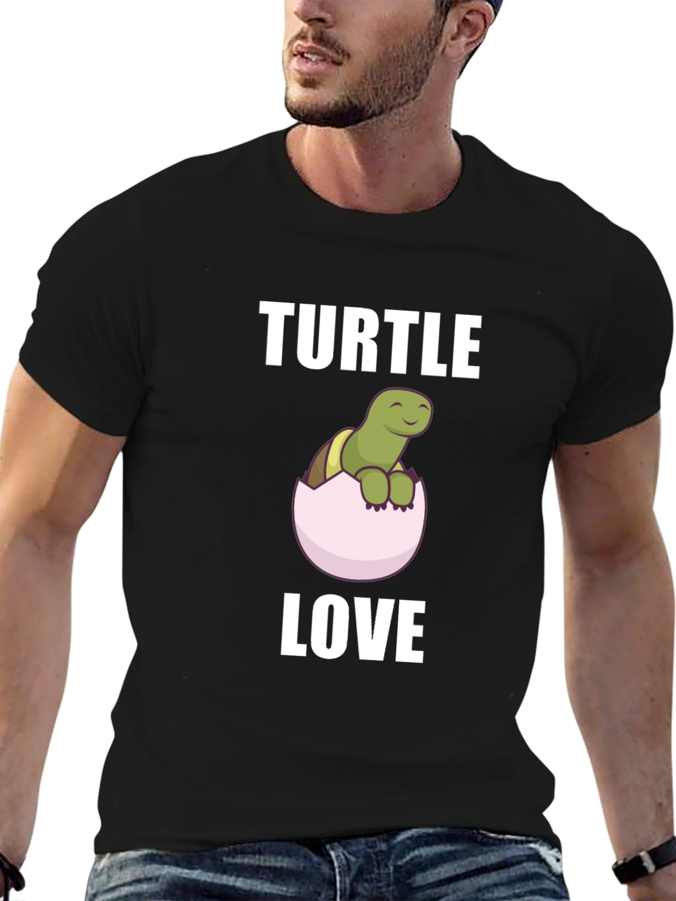 Turtle Love T-Shirt - Cute Cartoon Graphic Tee