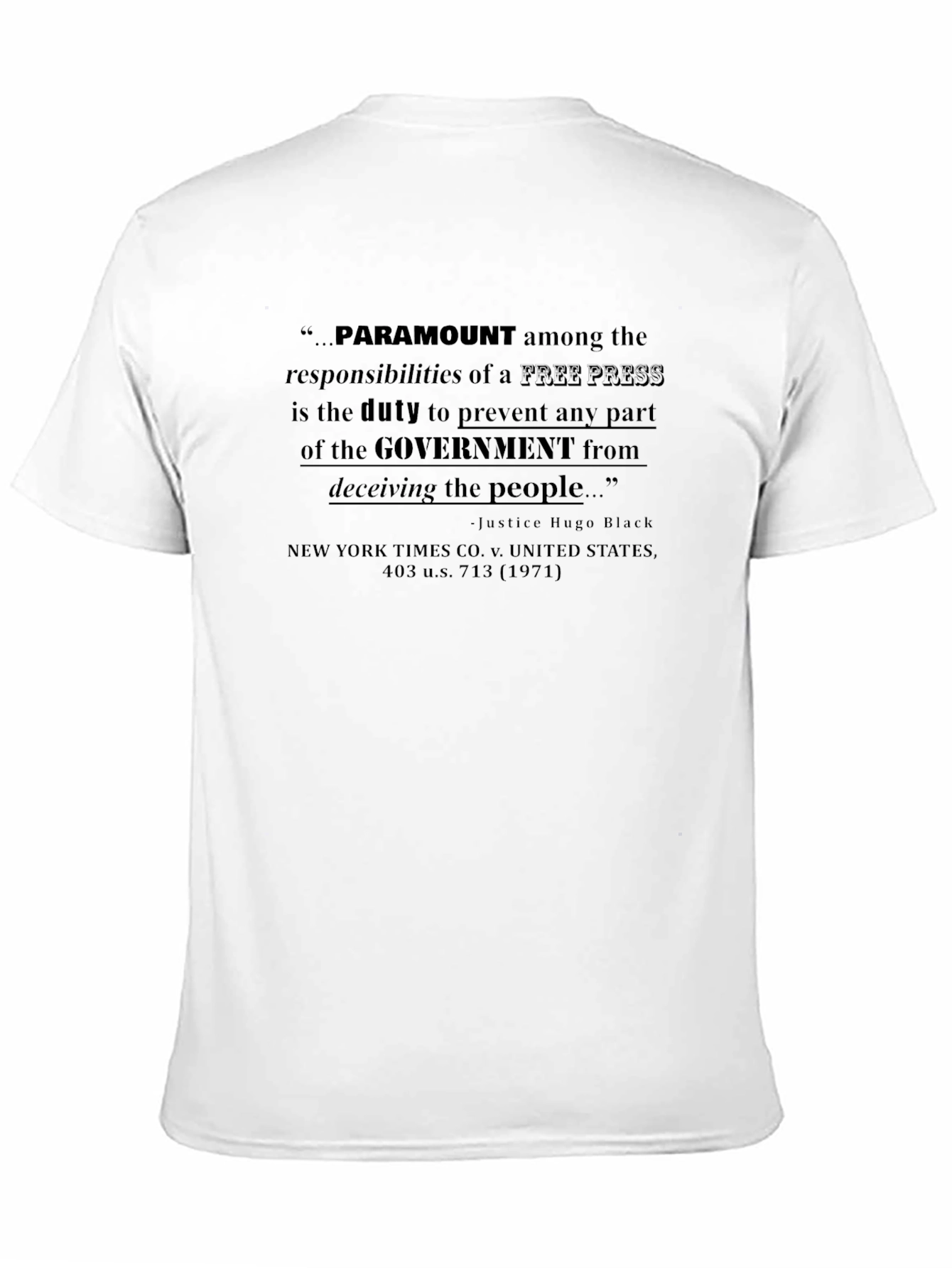 Free Press Duty T-Shirt