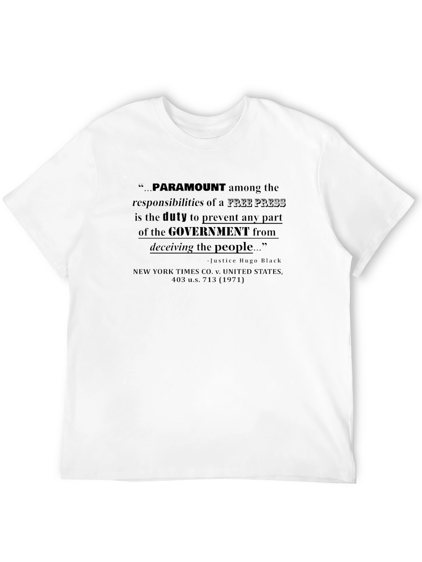 Free Press Duty T-Shirt