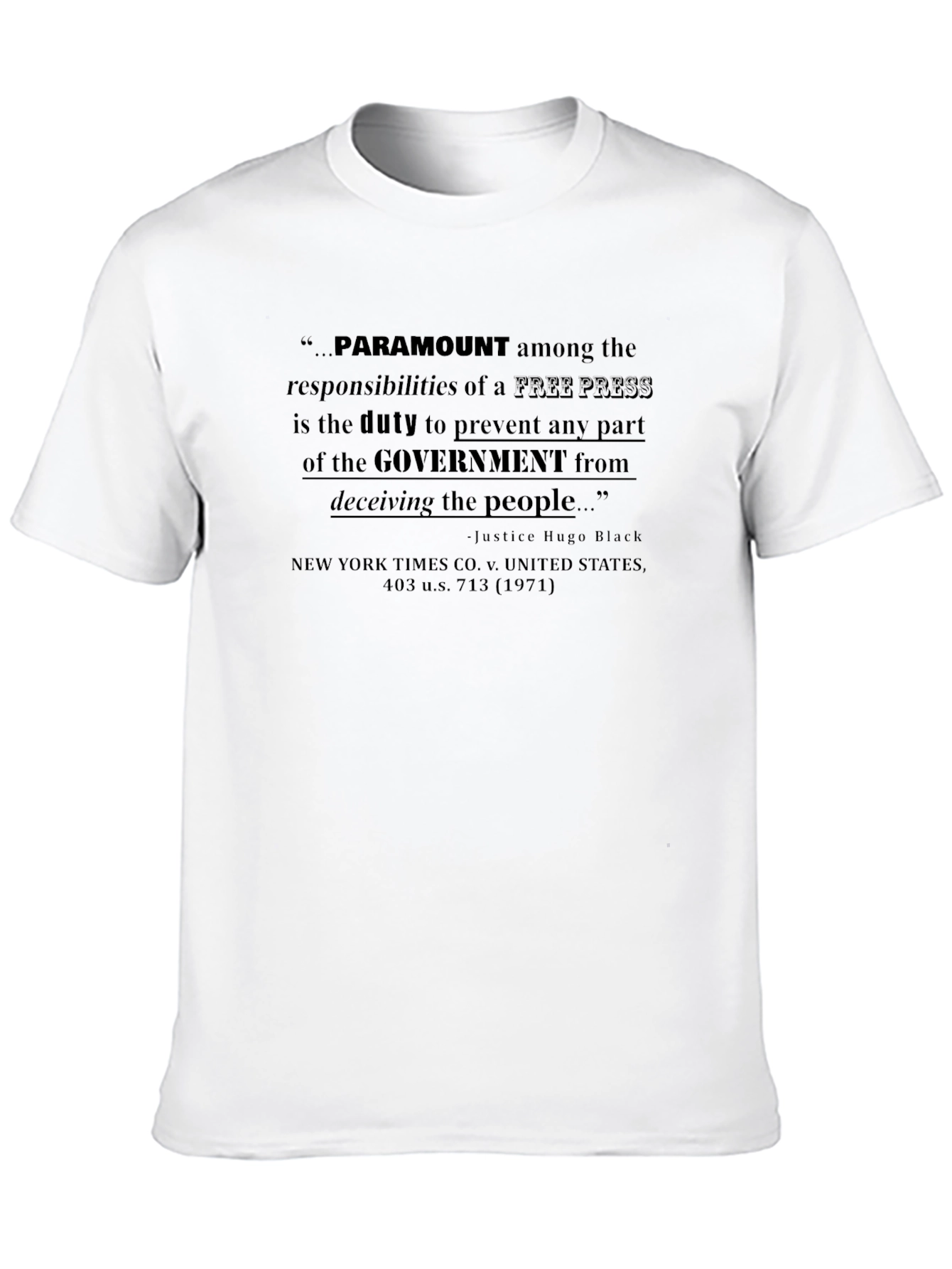 Free Press Duty T-Shirt