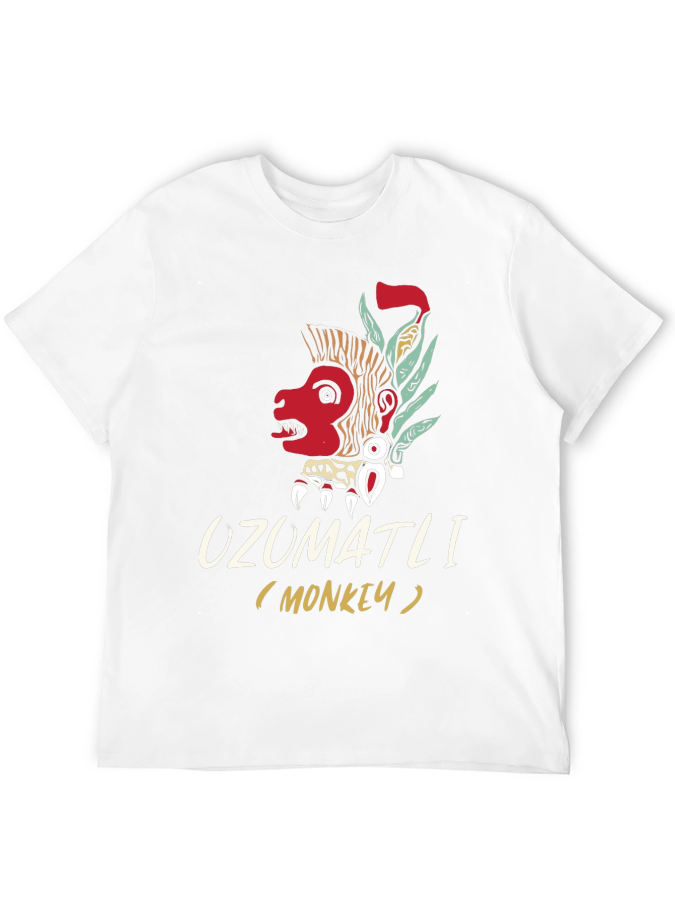 Ozumaltli Monkey T-Shirt - Aztec Inspired Design