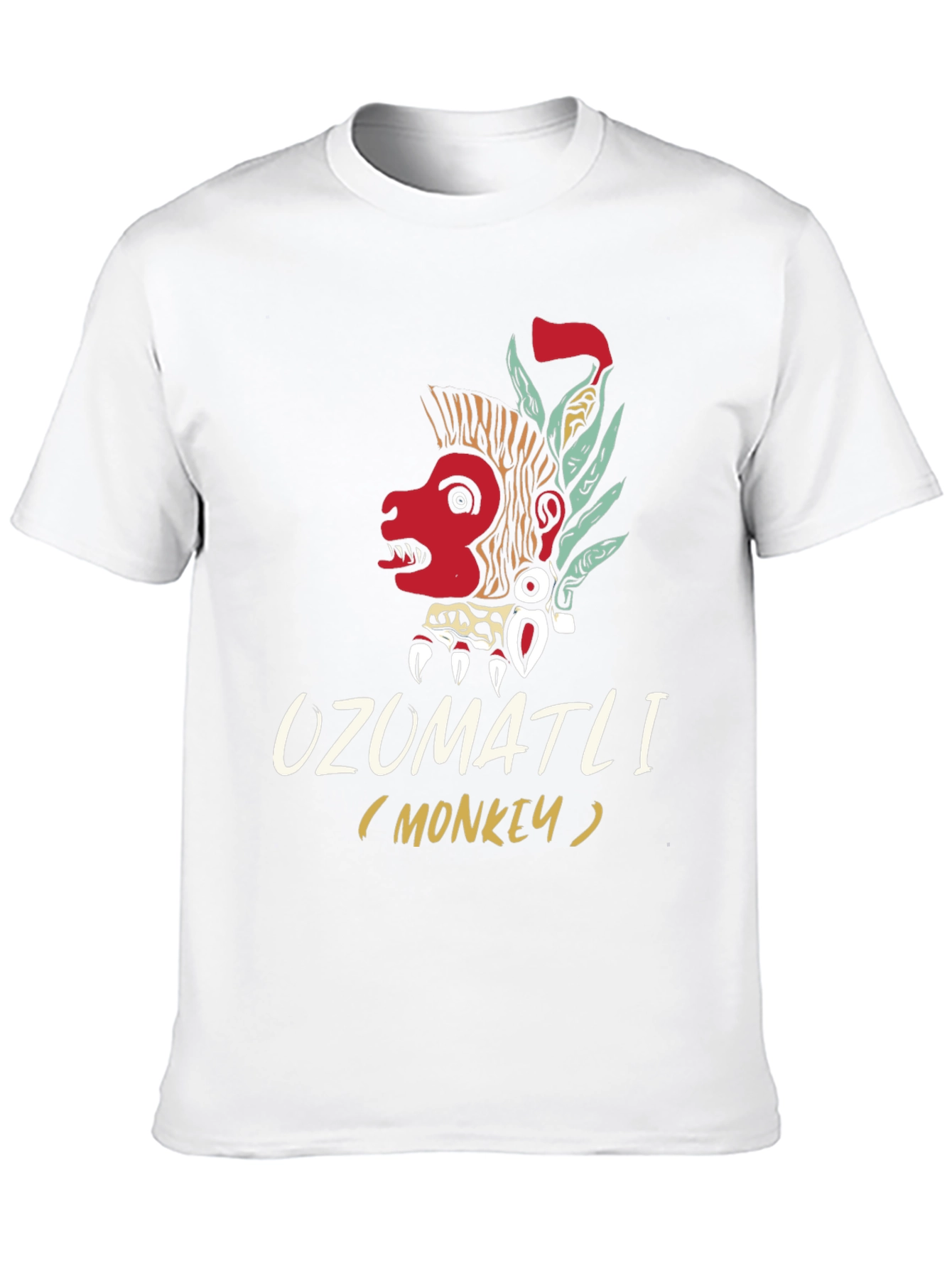 Ozumaltli Monkey T-Shirt - Aztec Inspired Design