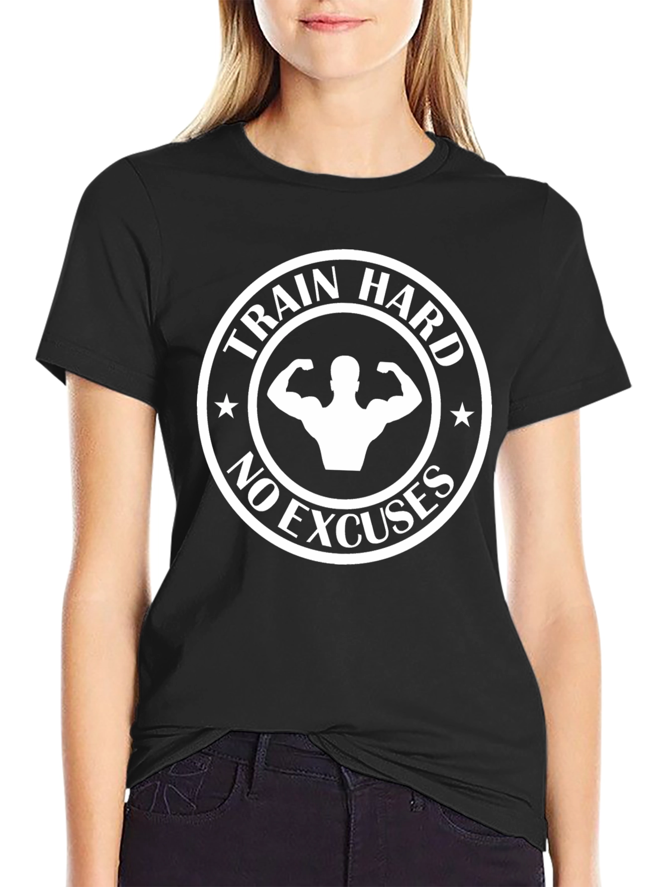 Train Hard No Excuses Graphic Tee