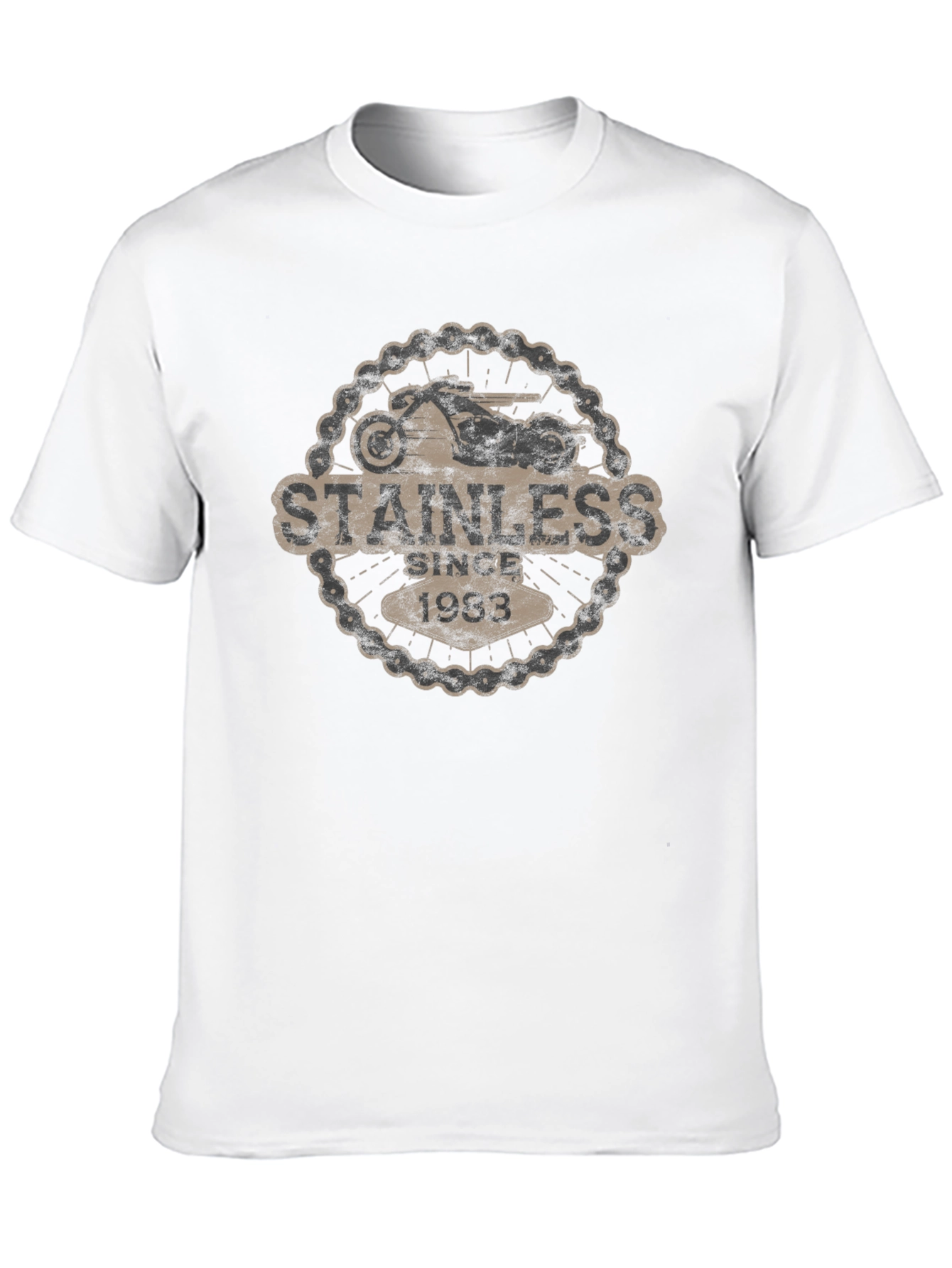 Stainless Since 1983 Motorcycle T-Shirt