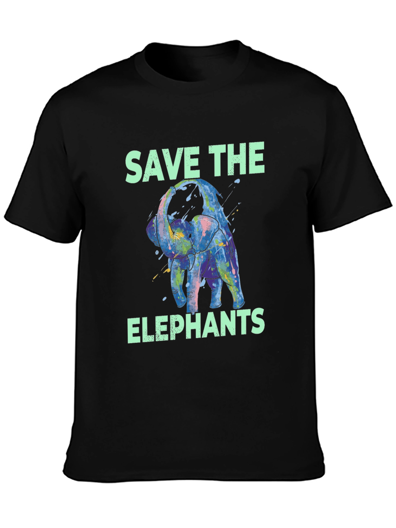 Save The Elephants Graphic T-Shirt