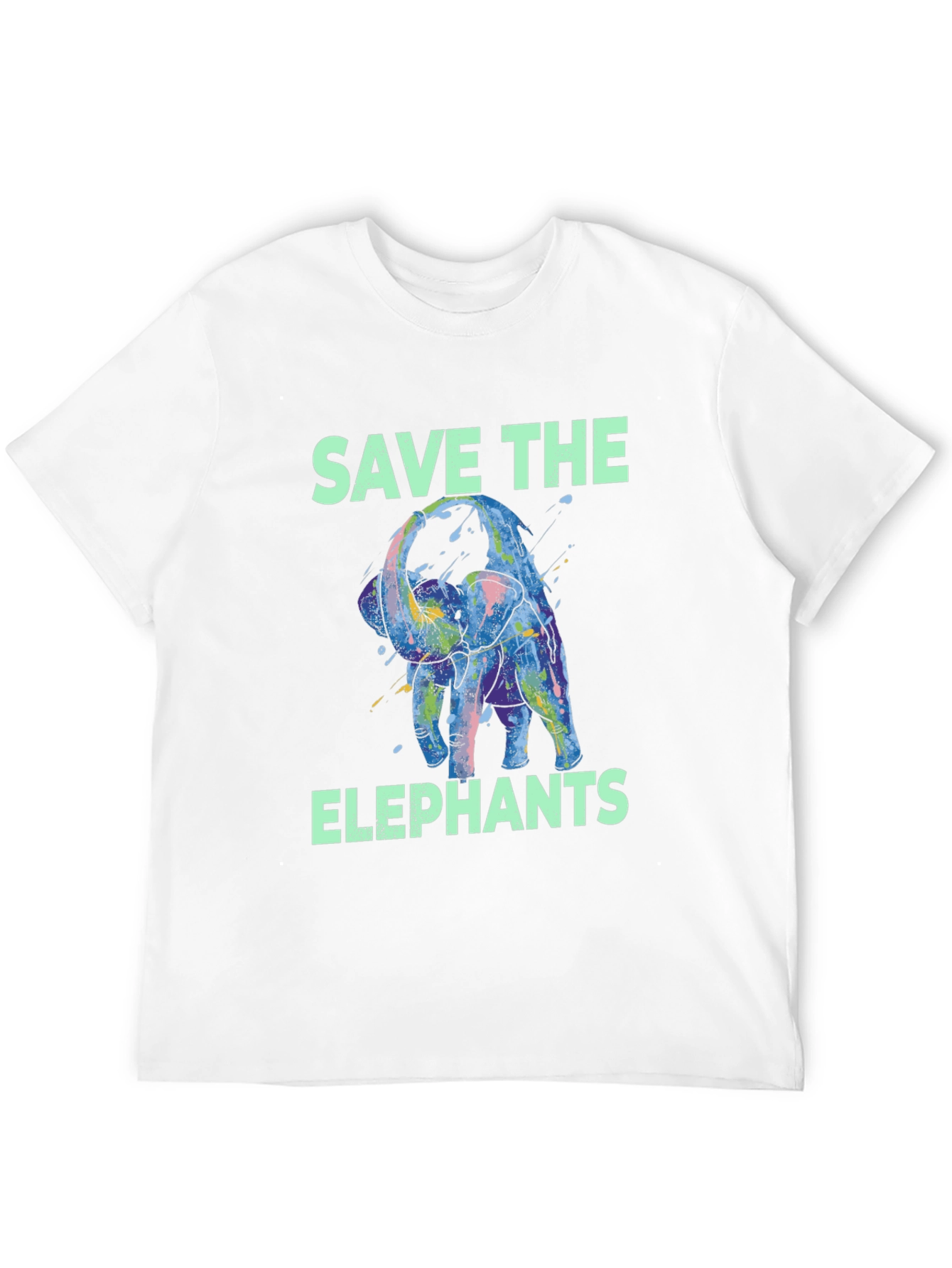 Save The Elephants Graphic T-Shirt