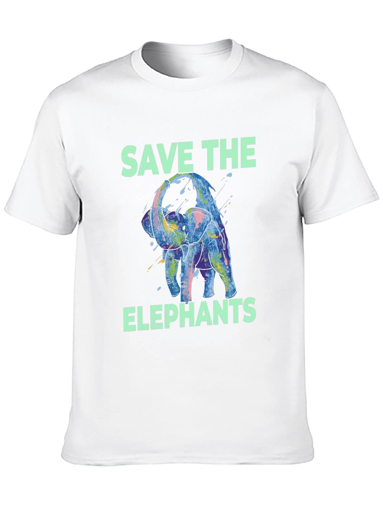 Save The Elephants Graphic T-Shirt