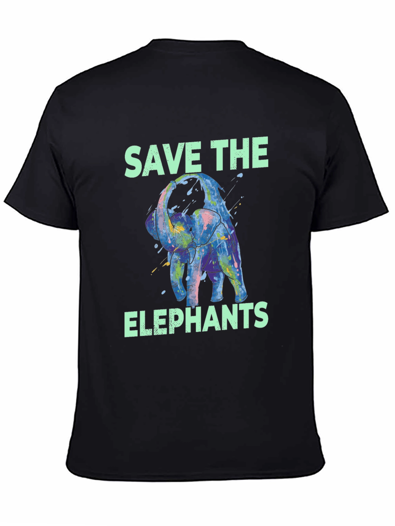 Save The Elephants Graphic T-Shirt