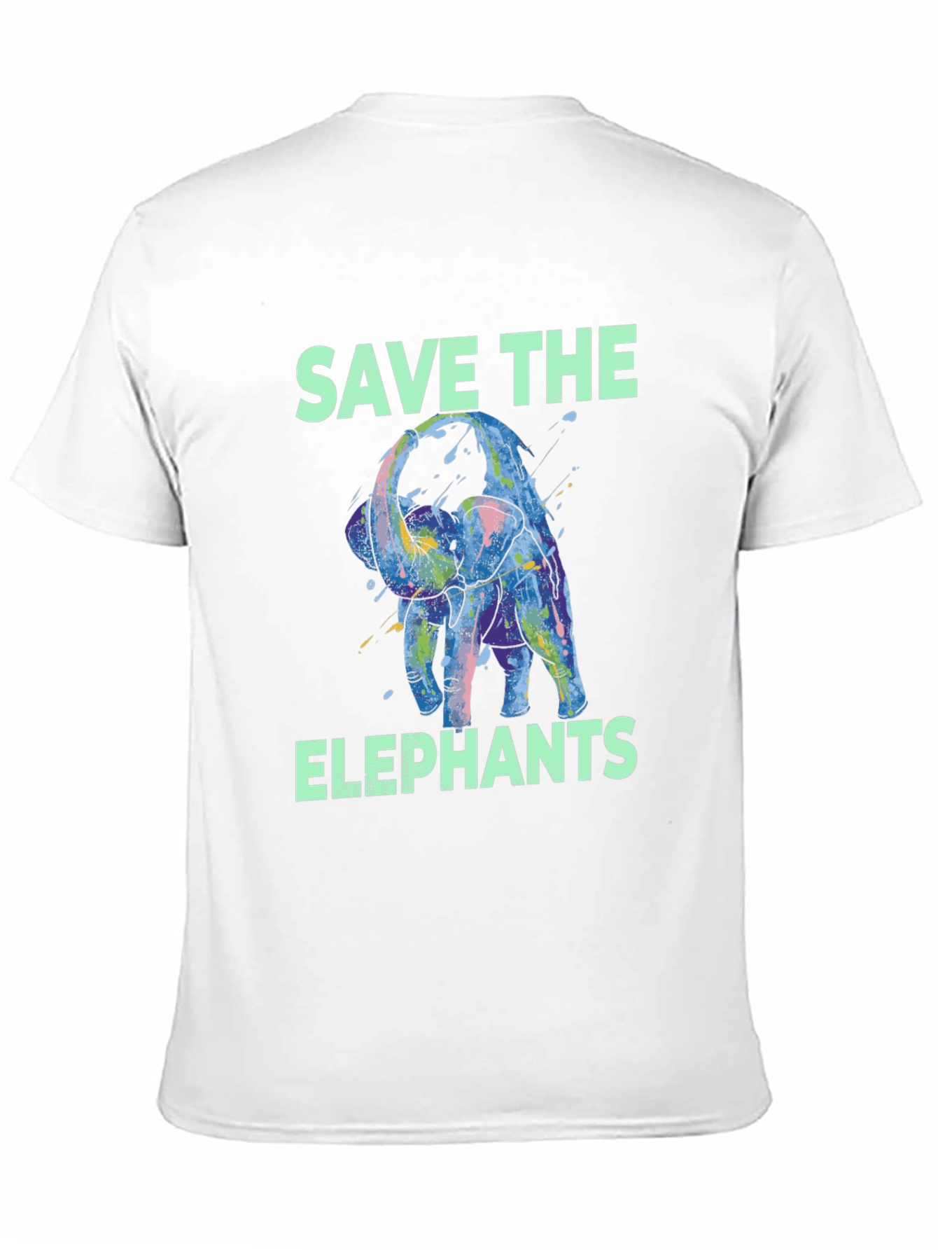 Save The Elephants Graphic T-Shirt
