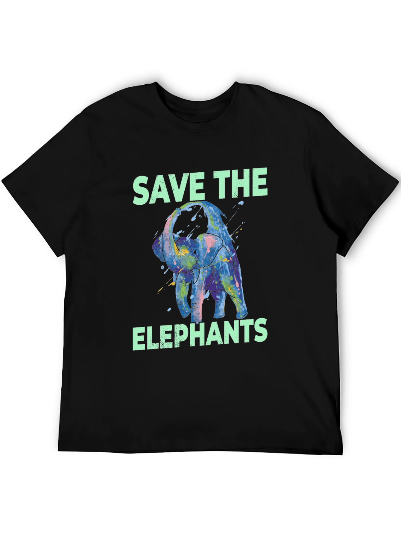 Save The Elephants Graphic T-Shirt
