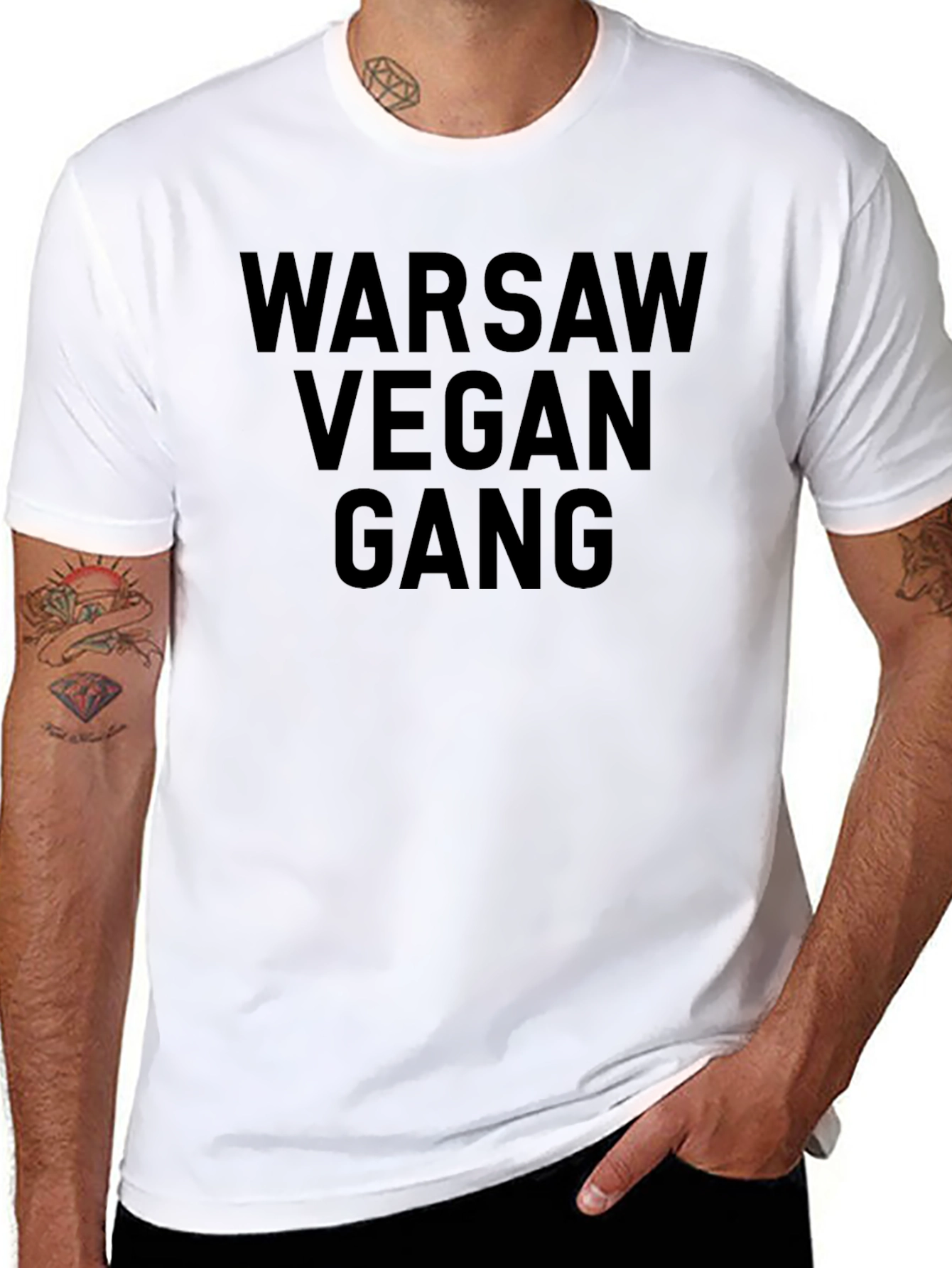 Warsaw Vegan Gang T-Shirt - Bold Statement Tee