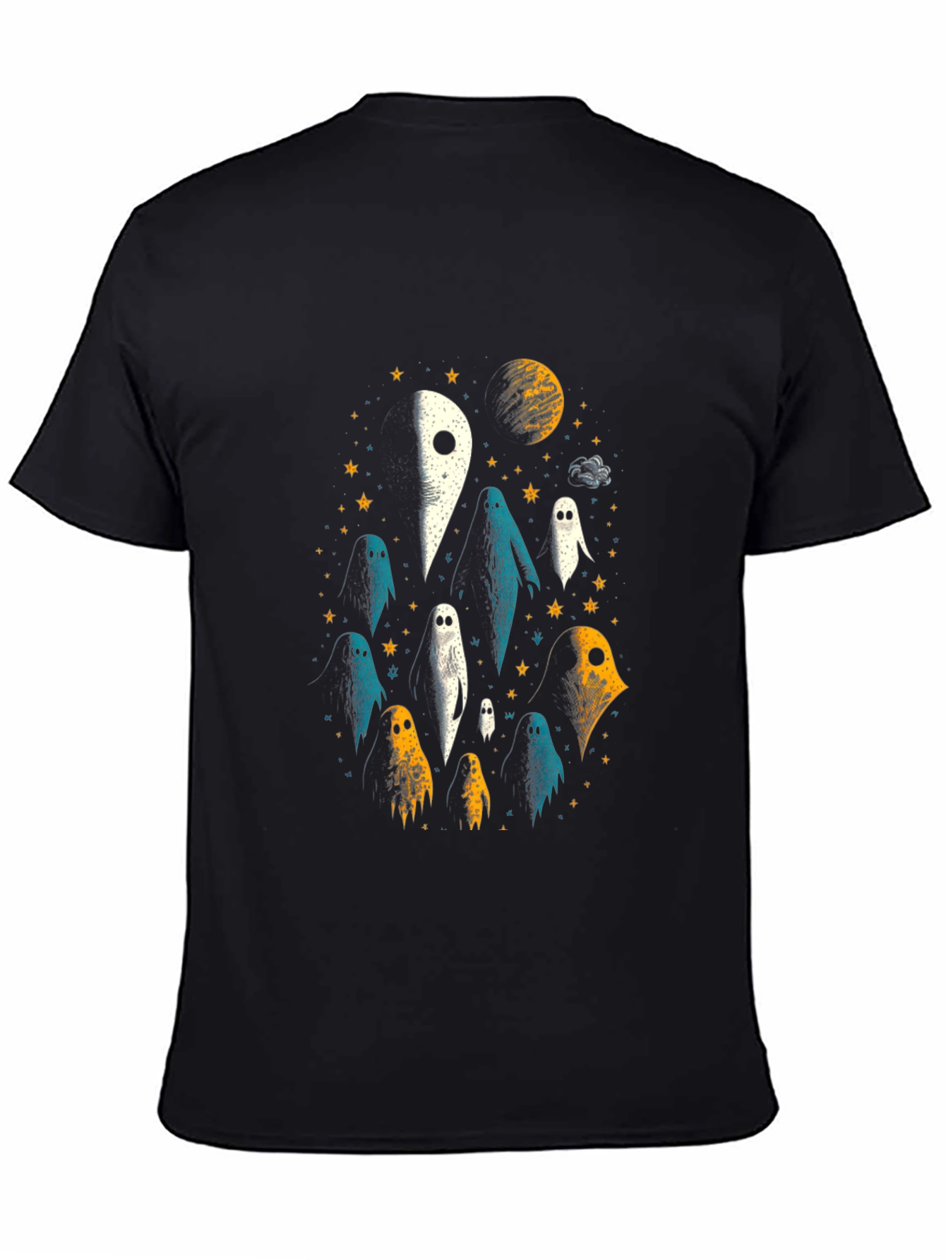 Ghostly Black T-Shirt
