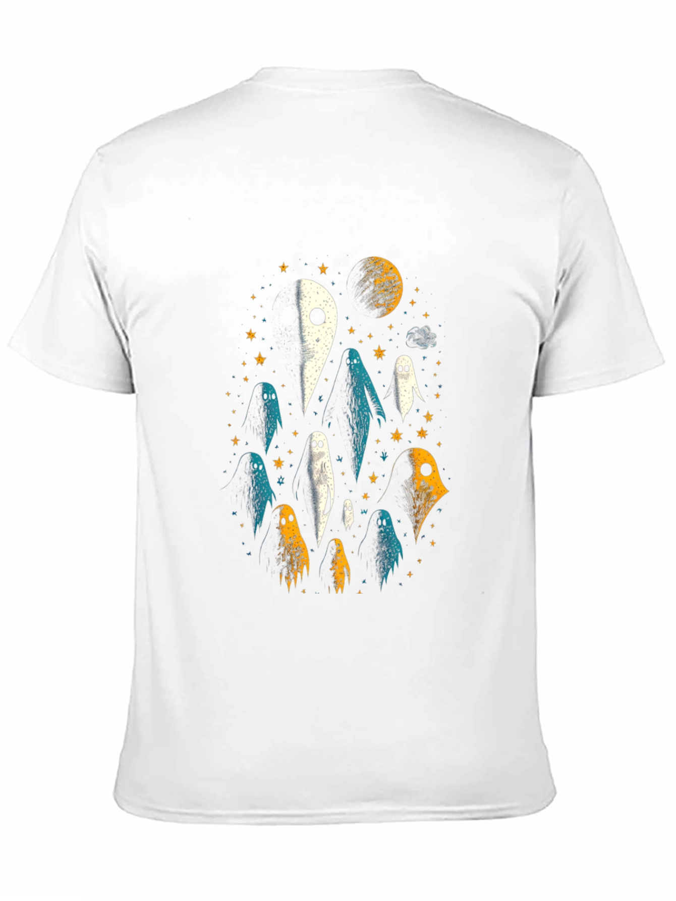 Ghostly Black T-Shirt