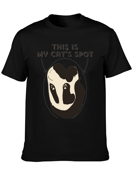 This is My Cats Spot T-Shirt - Funny Pet Owner Tee