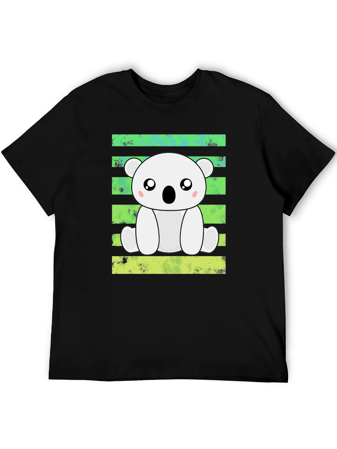 Cute Bear Graphic Tee - Soft Cotton Blend