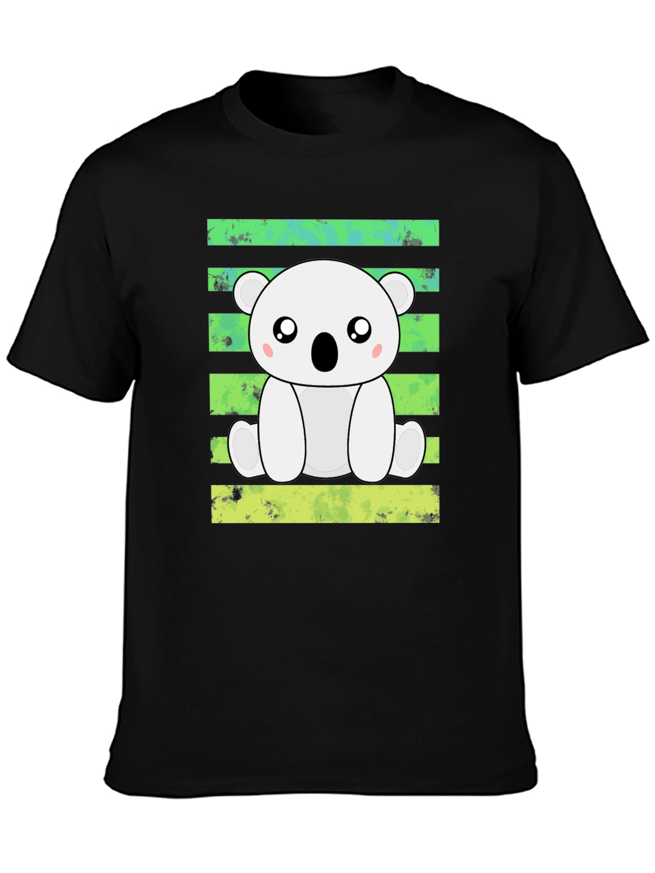 Cute Bear Graphic Tee - Soft Cotton Blend
