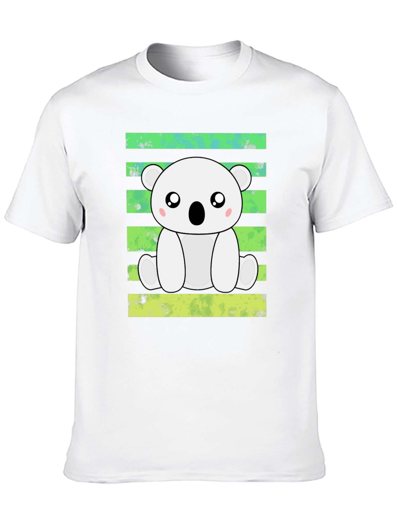 Cute Bear Graphic Tee - Soft Cotton Blend