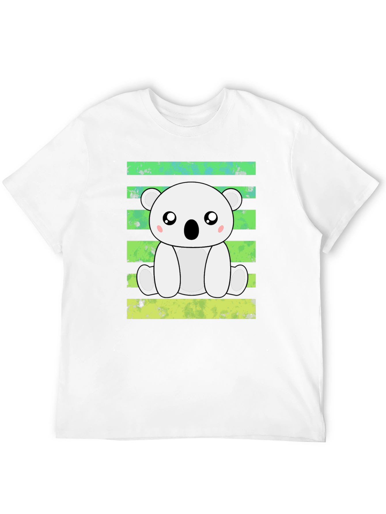 Cute Bear Graphic Tee - Soft Cotton Blend
